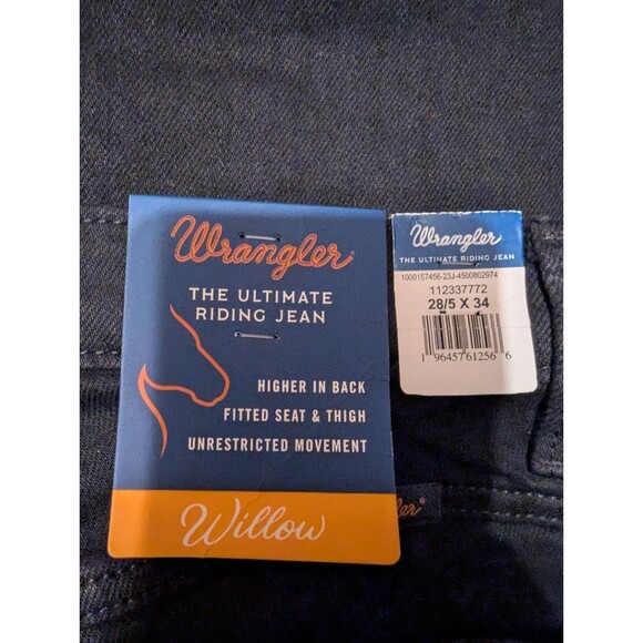 112337772 Wrangler Women's Ultimate Riding Jean Mid Rise Willow Bootcut - Aubree - Picture 9 of 16